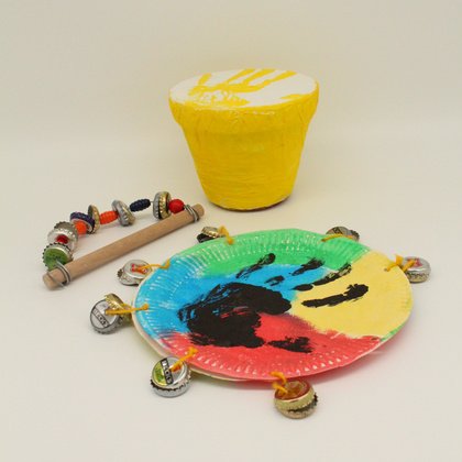 Klin Klang Klong. Musikinstrumente aus Recyclingmaterial